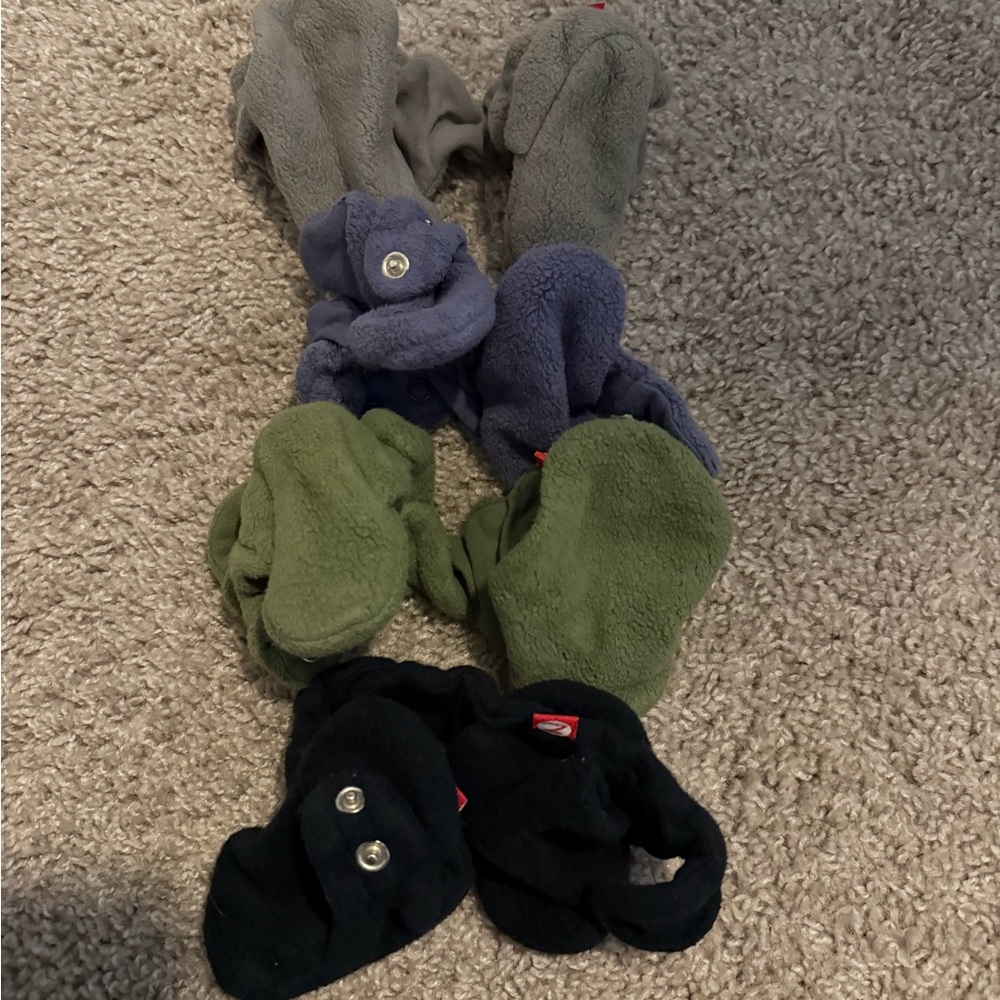Zutano baby Cozy Fleece Socks - Gray, Blue, Green, Black